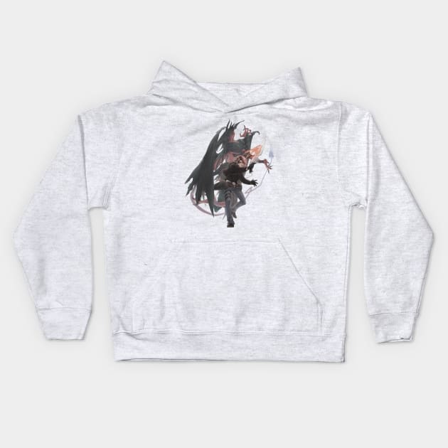 Gunblade Master Kids Hoodie by SkyfrNight